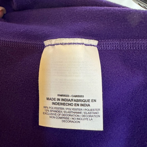 EUC: Nike Purple Athletic Crewneck Long Sleeve Top - Picture 7 of 7
